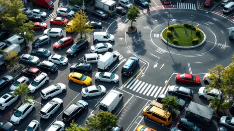 Study reveals car parks riskier than roundabouts for accidents